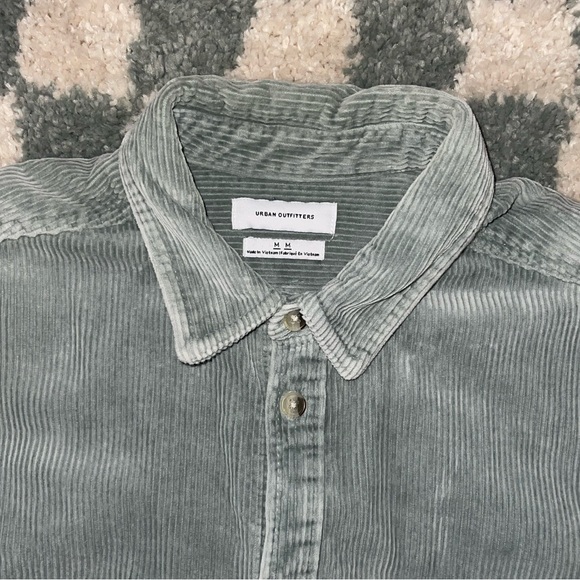 Sage Green Corduroy Shirt from Urban Outfitters - Picture 3 of 7